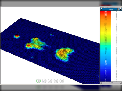 Ermittlung von Druckverteilungen im Material und Simulation maximaler 
        Bewegungsgrenzen zur Überprüfung von Matratzen-Prototypen